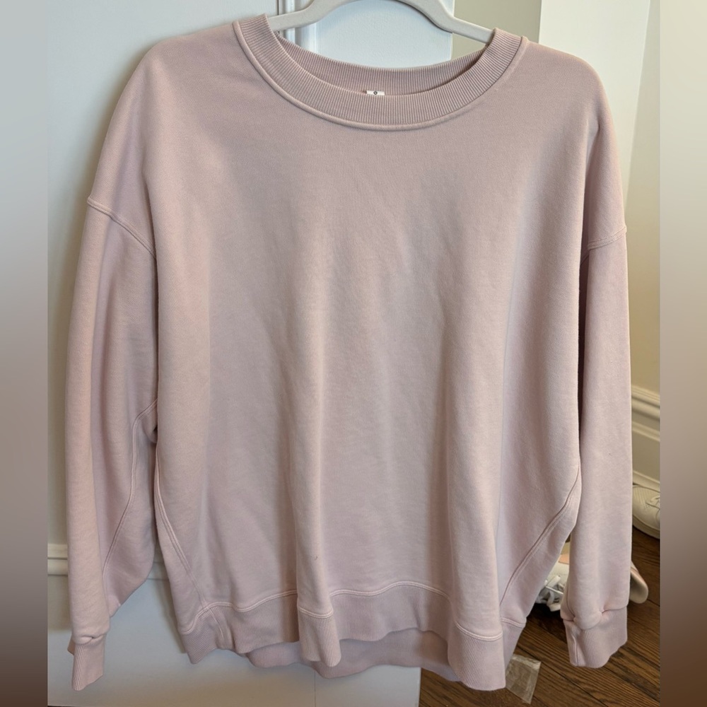 Lululemon Perfectly Oversized Crew -‎ Pink Bliss